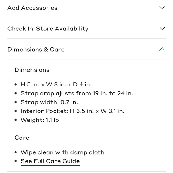 Cuyana Mini Paloma Pebble Leather Chestnut  Shoulder Bag - Picture 11 of 14